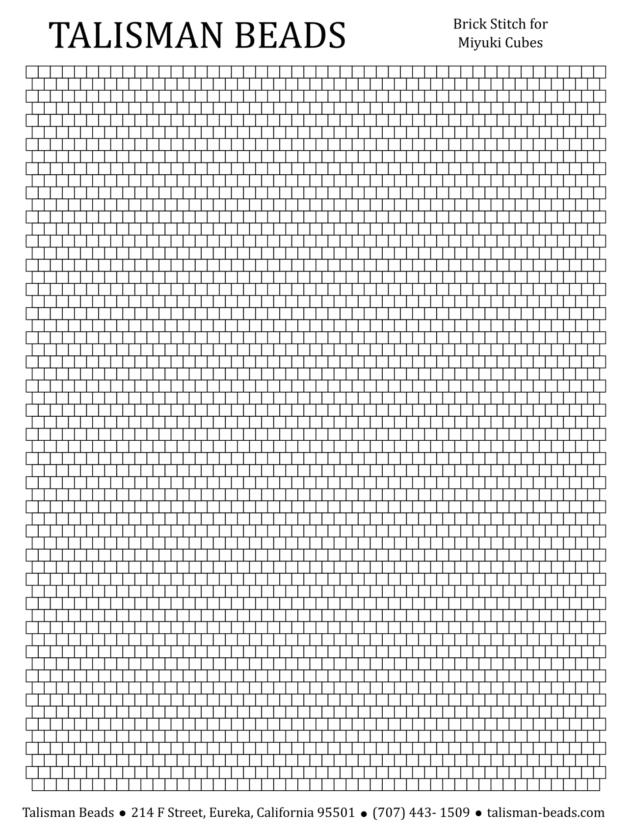 Free with Purchase Graph Paper – Talisman Beads free-with-purchase-graph-paper-talisman-beads