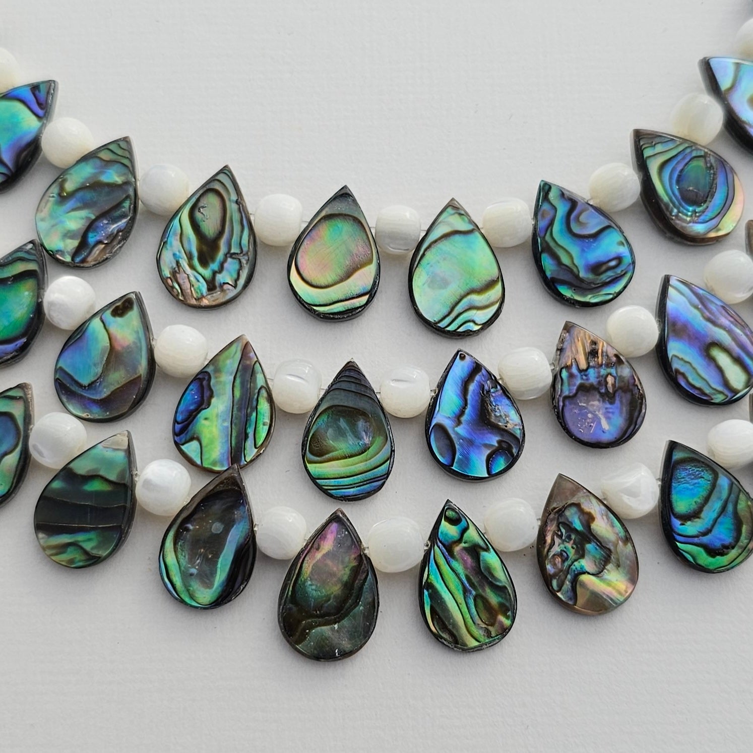 LIMITED EDITION 10x14mm Abalone Briolette - Paua