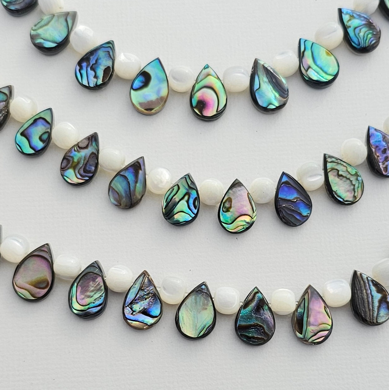 LIMITED EDITION 8x10mm Abalone Briolette - Paua