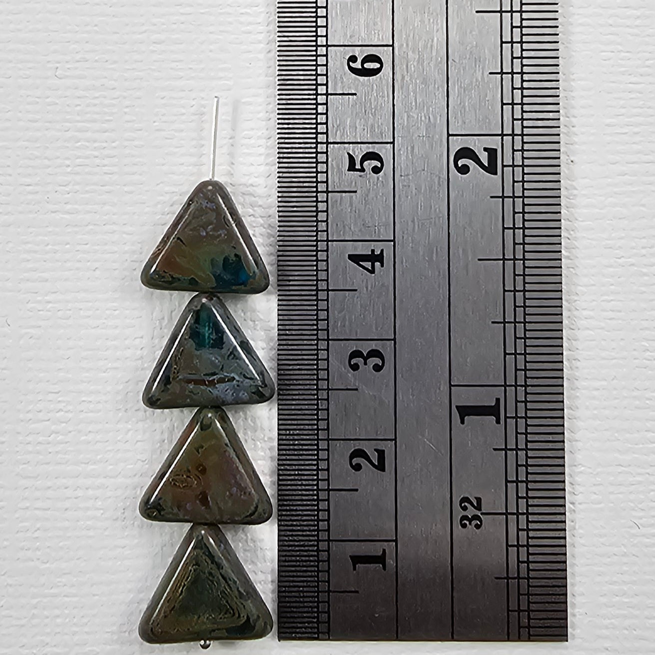 12mm - Transparent Capri Picasso - NEW BATCH