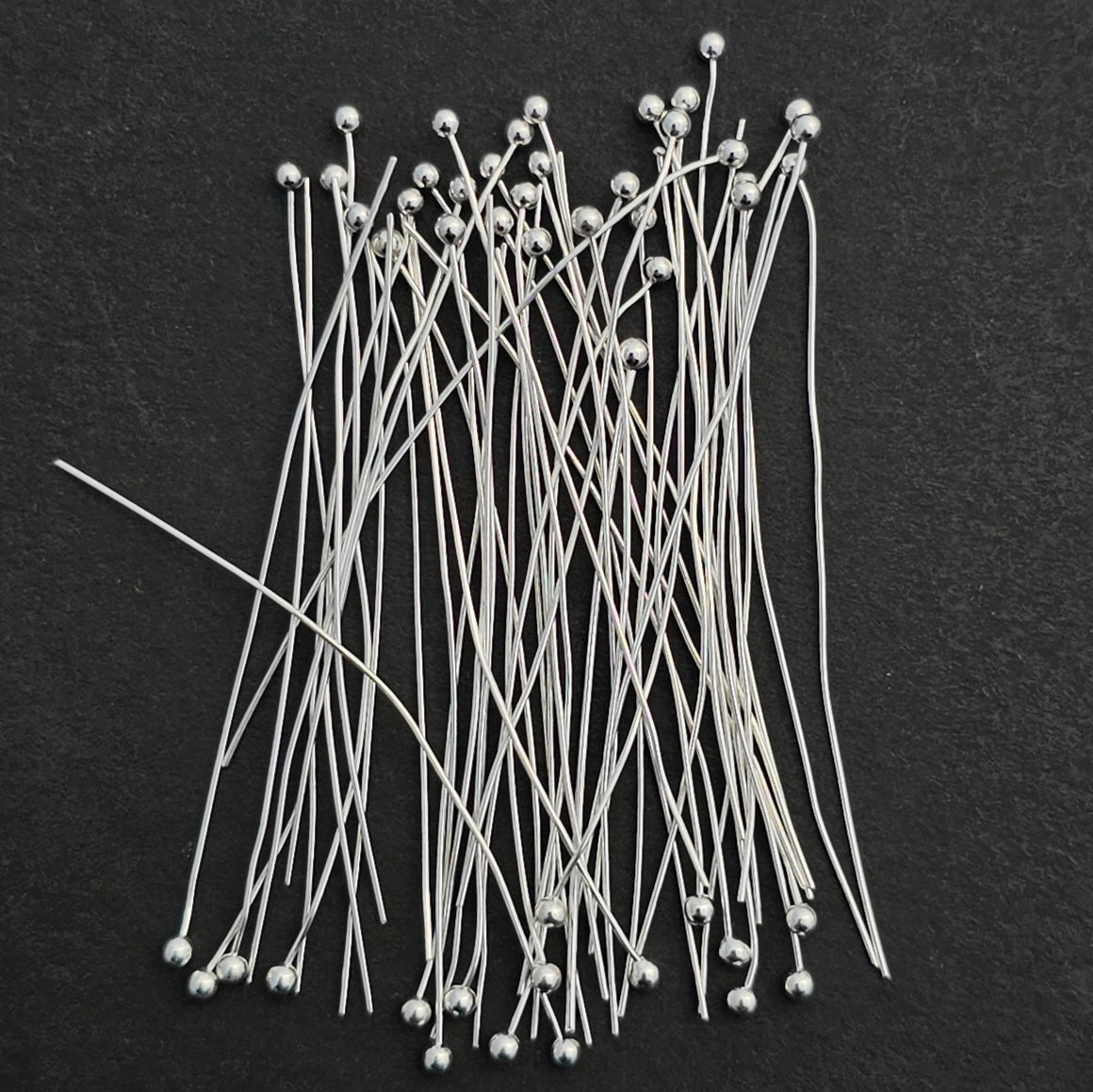 Silver Plated Ball Pins