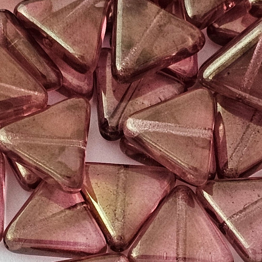 12mm - Rose Gold Luster ‐ Triangle NEW BATCH