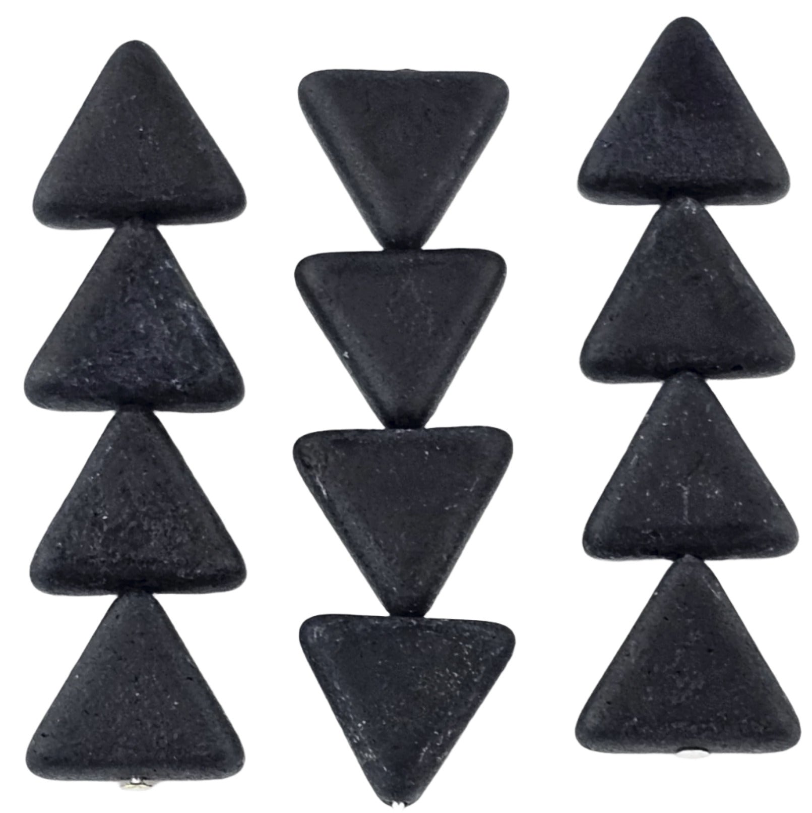 12mm Black Etched Triangles