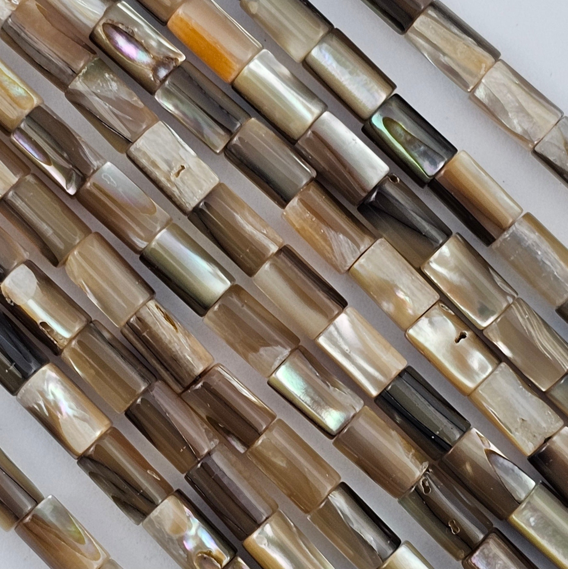 6x4mm Abalone Cylinders - North American