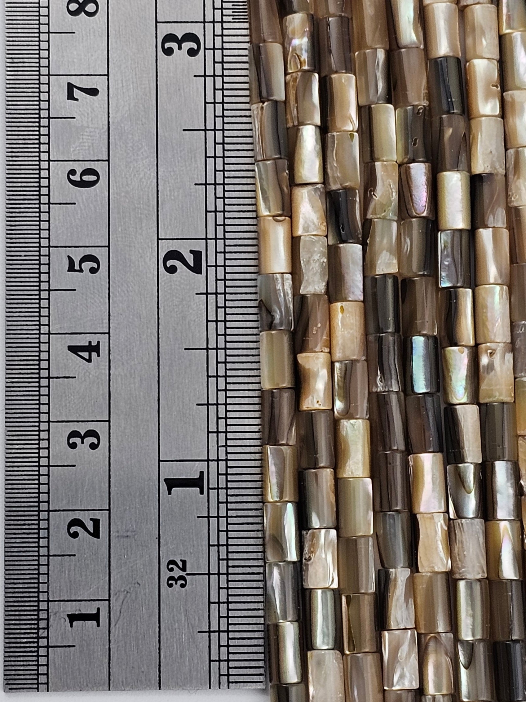 6x4mm Abalone Cylinders - North American