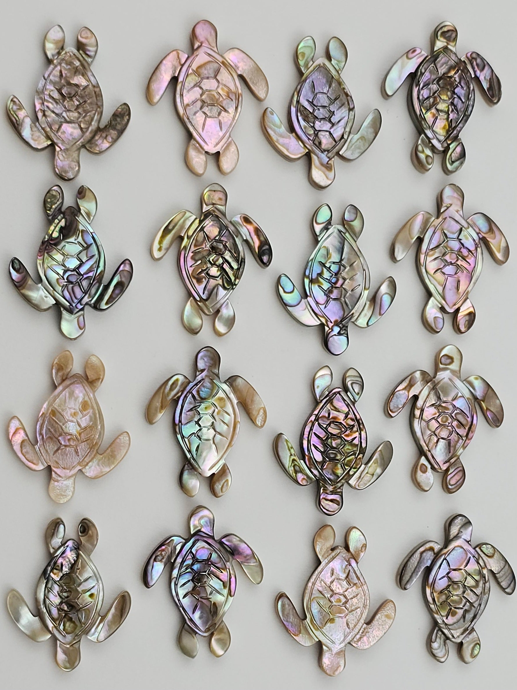 Carved Turtle Bead - North American  - 1 piece