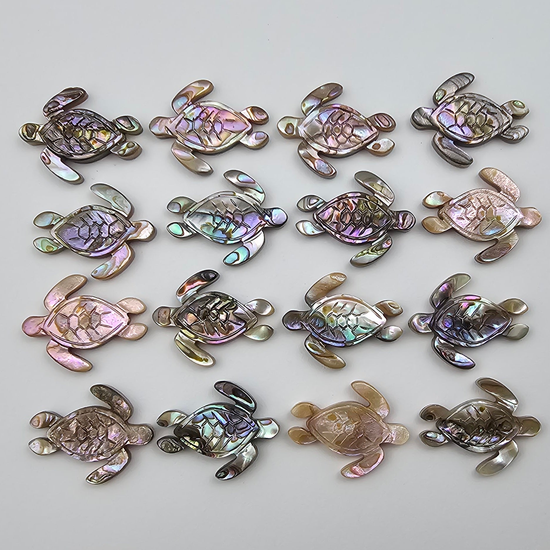 Carved Turtle Bead - North American  - 1 piece