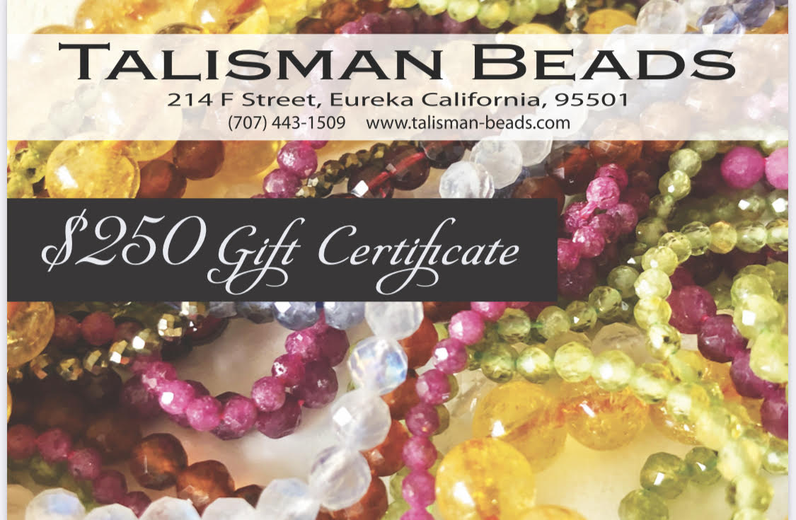 Talisman Gift Certificates - $25, $100 or $250