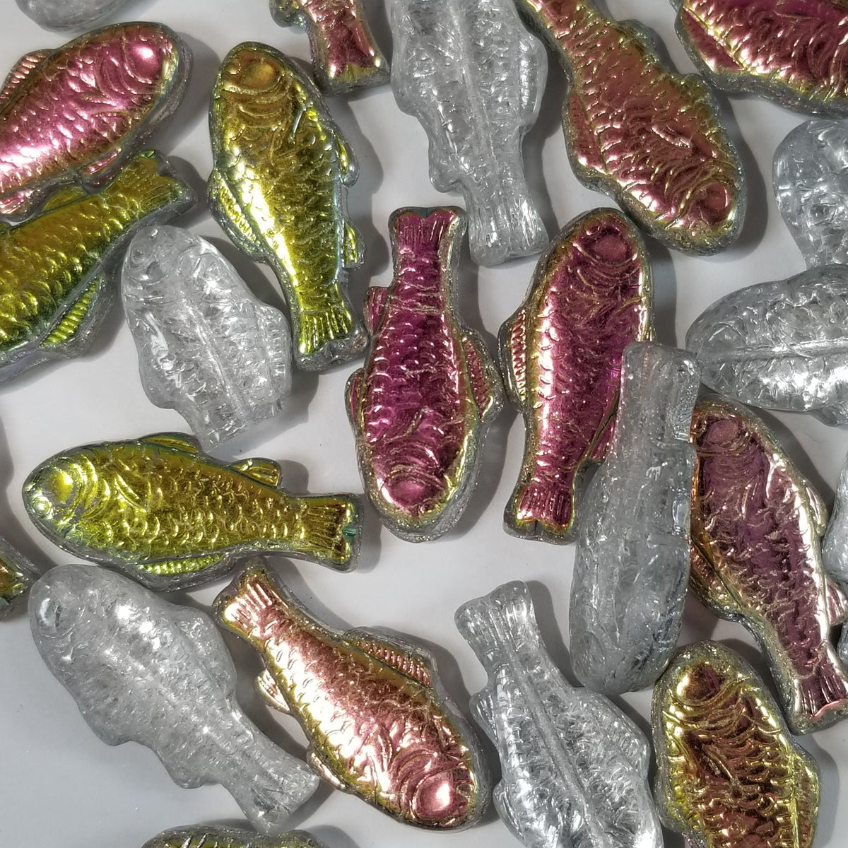 Pressed Fish Pressed Glass Fish! – Talisman Beads