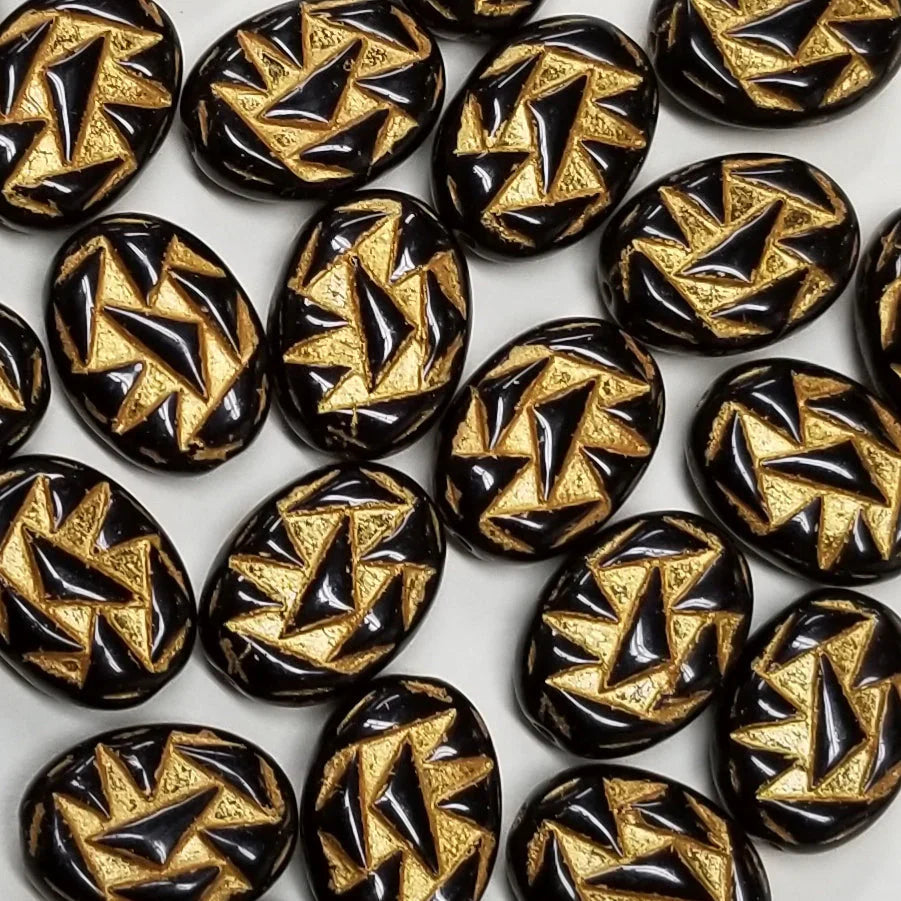 Pressed Czech Glass Strands!