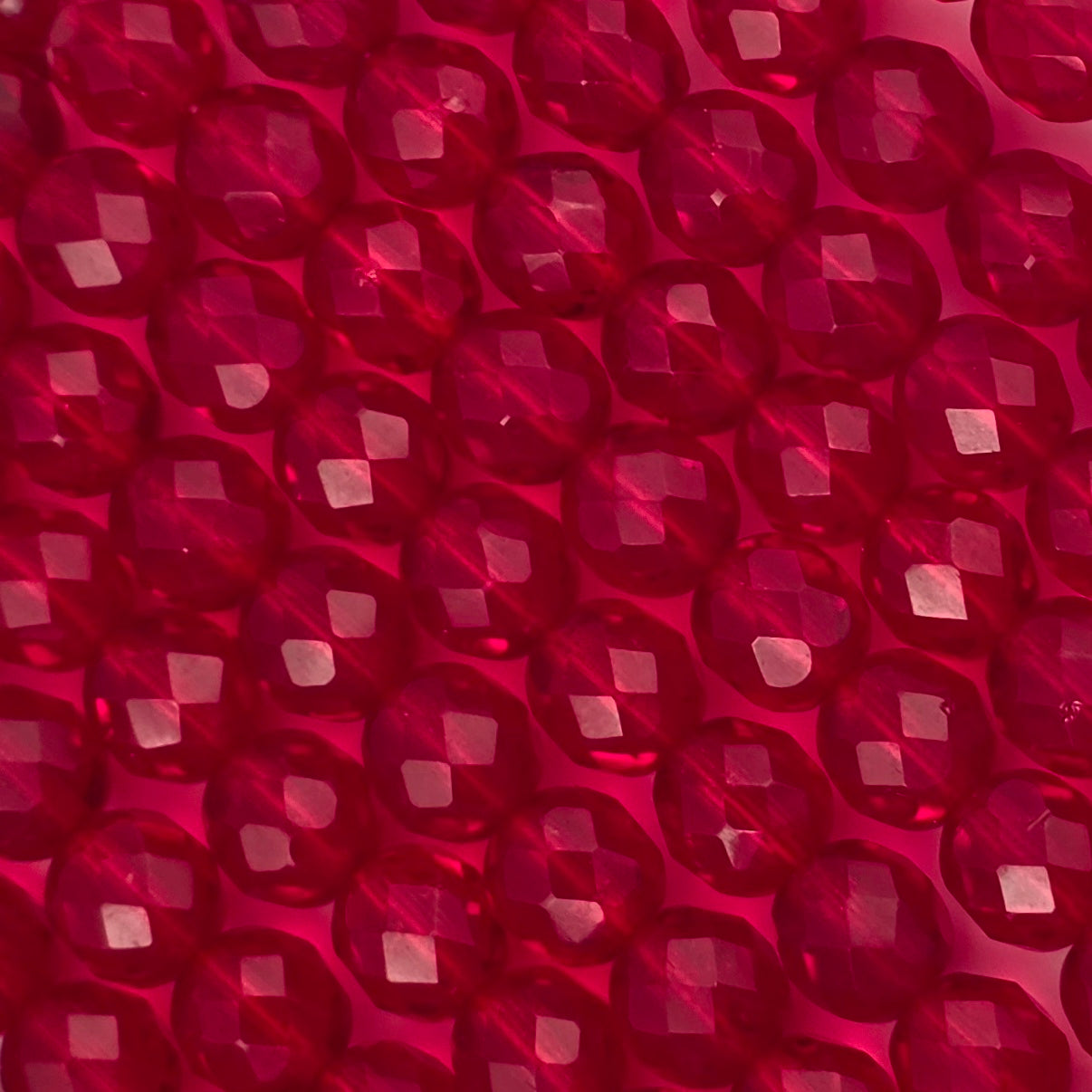 8mm - Light Garnet - Fire Polished