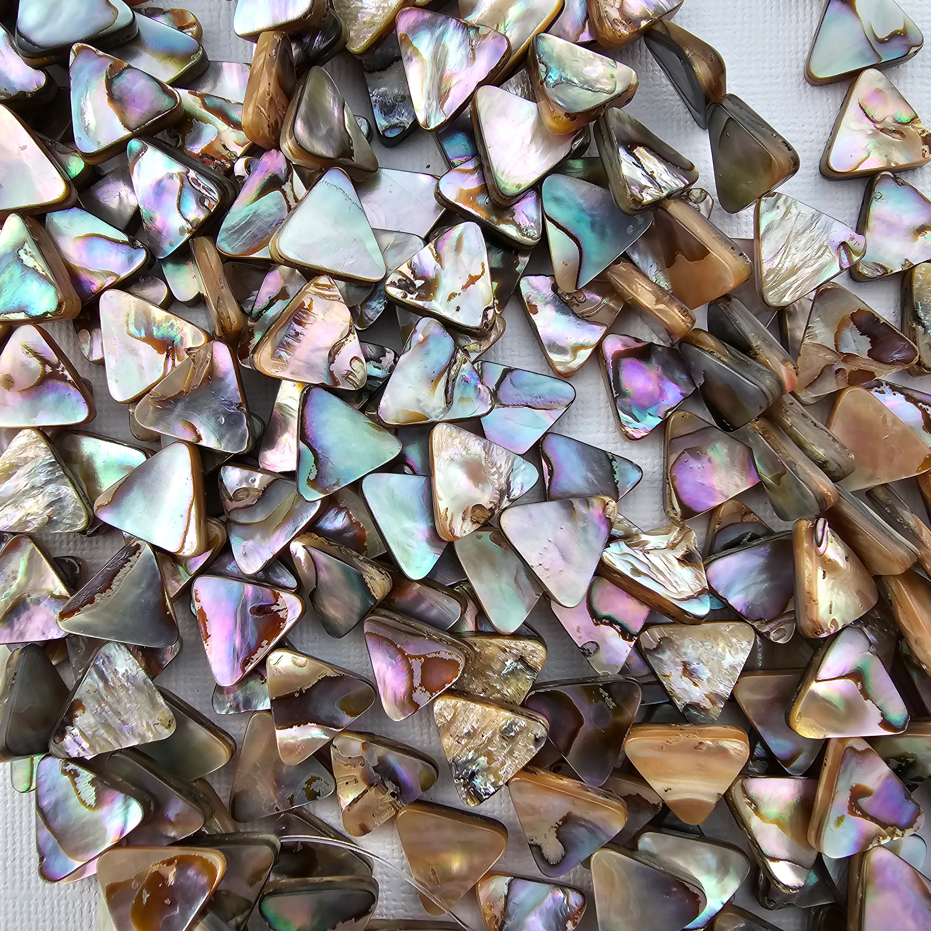 Abalone and Shell Triangles! – Talisman Beads