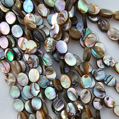 8x10mm Abalone Ovals - North American