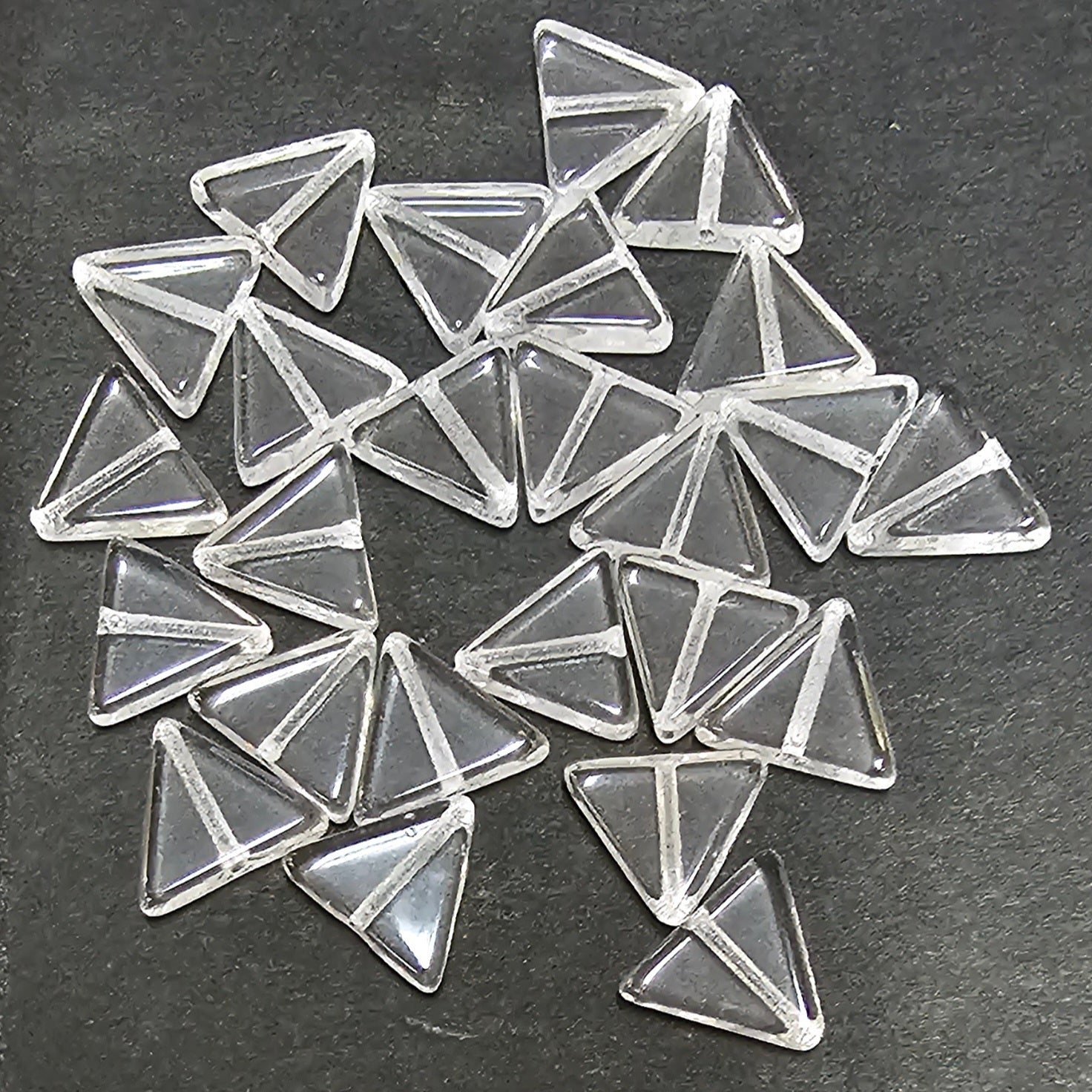 10mm Crystal Triangles