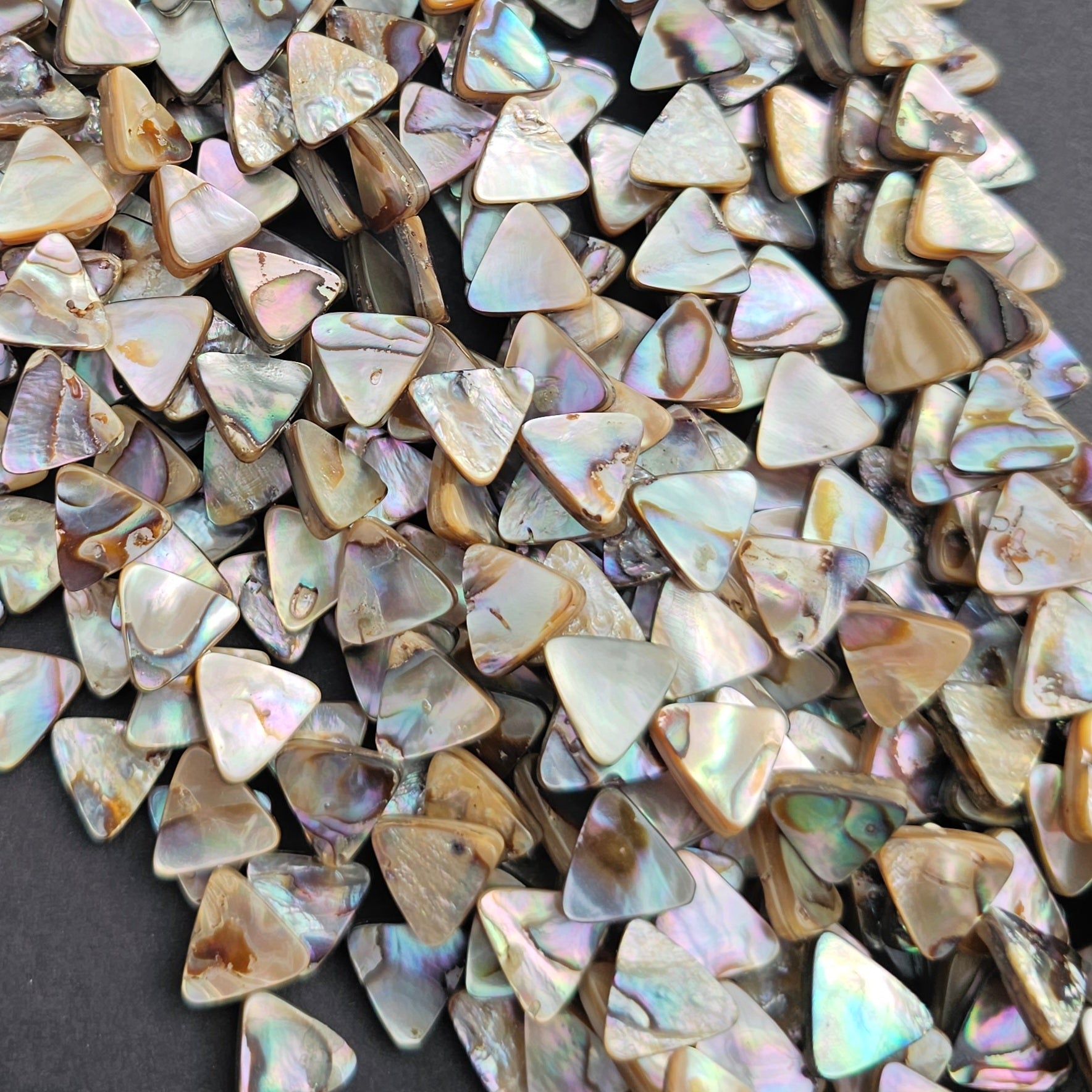 Abalone and Shell Triangles! – Talisman Beads