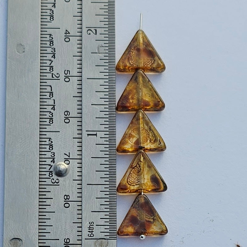 10mm Crystal Picasso Triangles