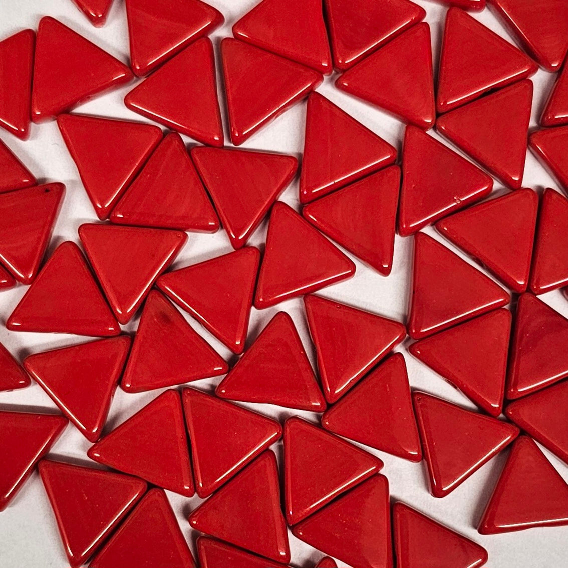12mm Bright Red Triangles