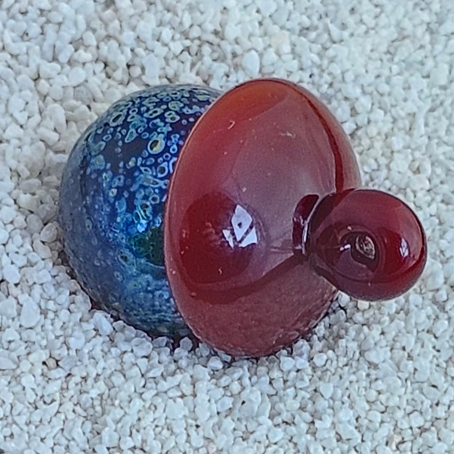 Handmade Lampwork Acorn #106