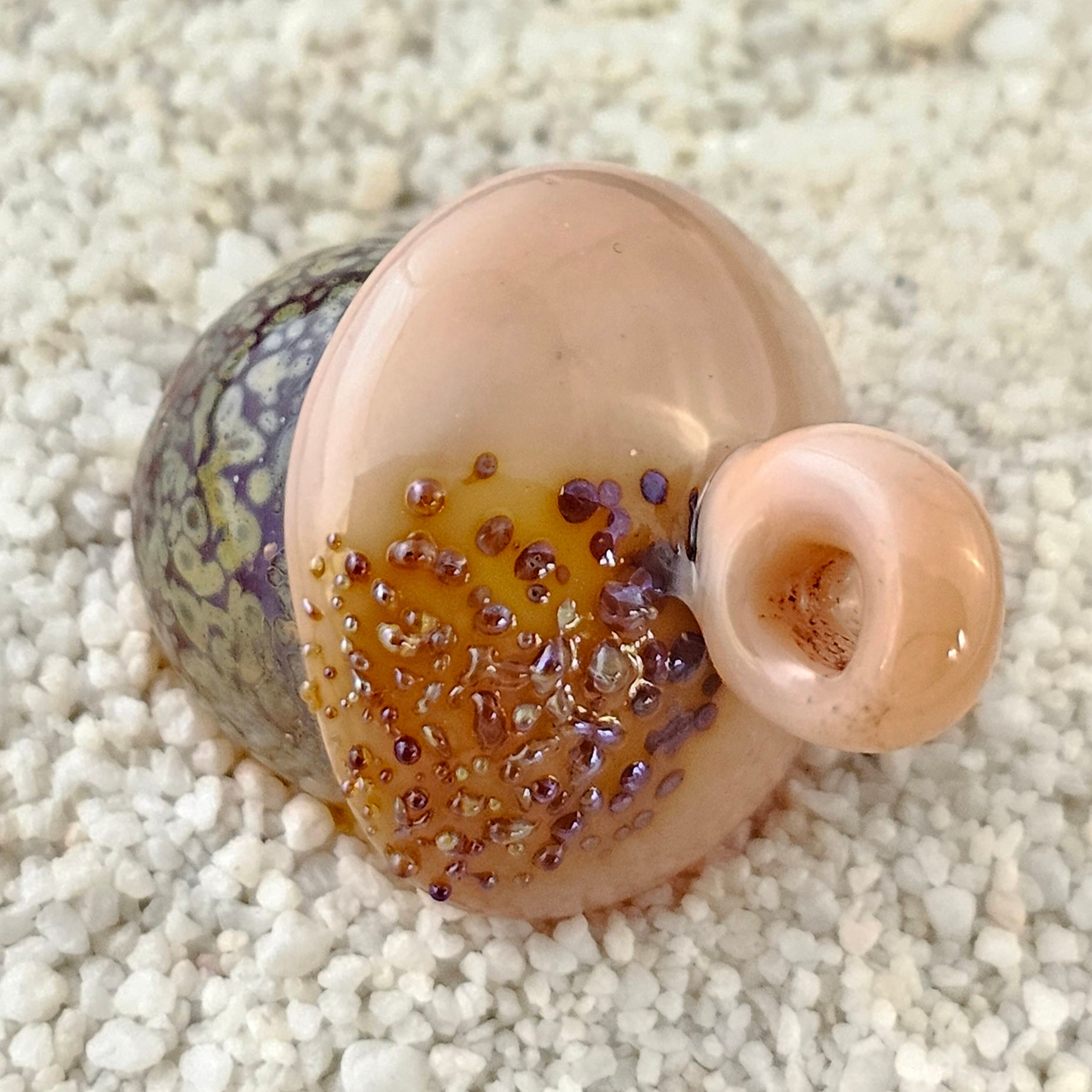 Handmade Lampwork Acorn #131