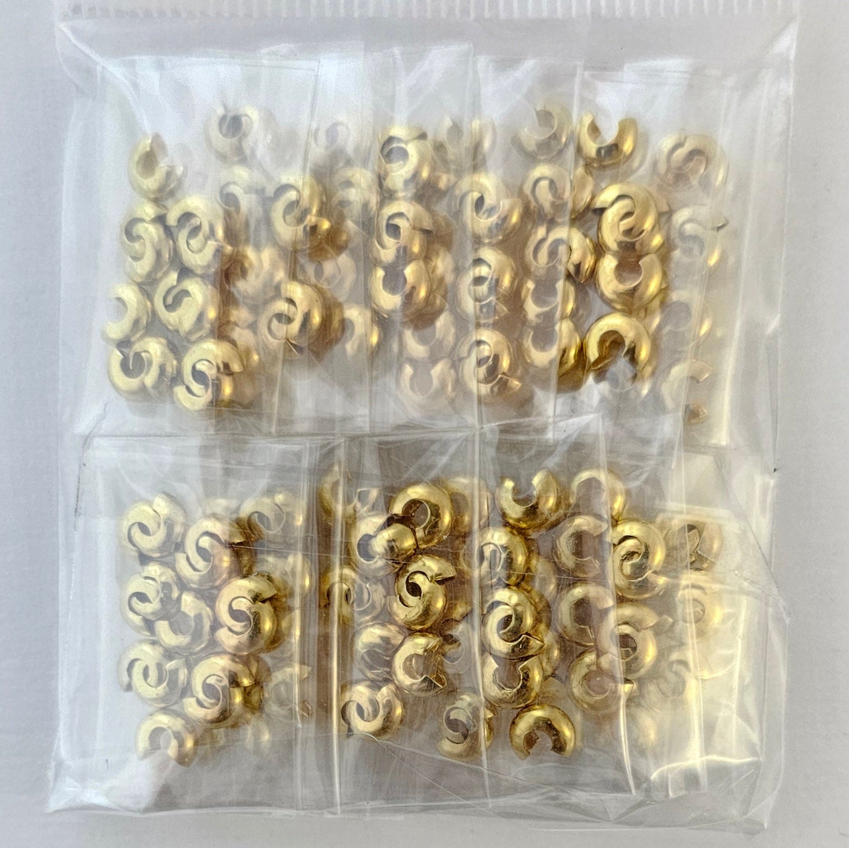 3mm Crimp Covers - 144 Pieces