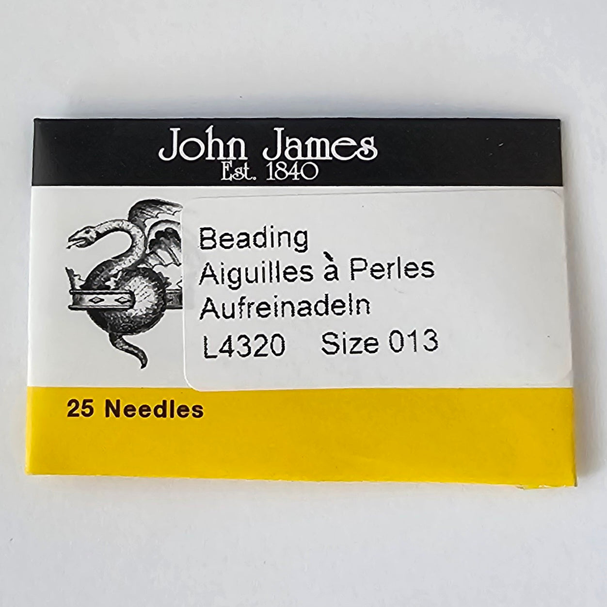 John James English Beading Needles