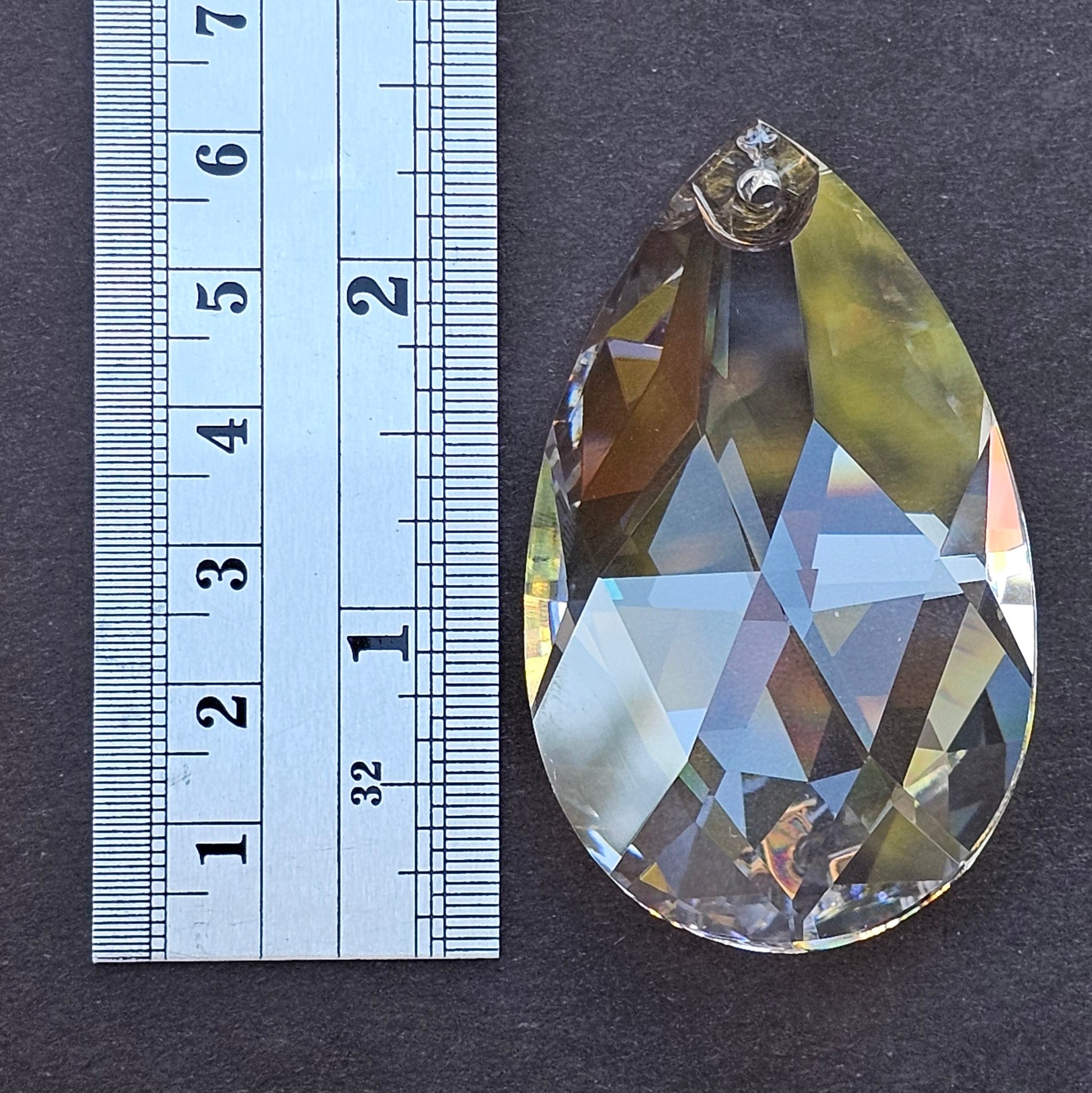 2.5" Tear Drop - Crystal Prism