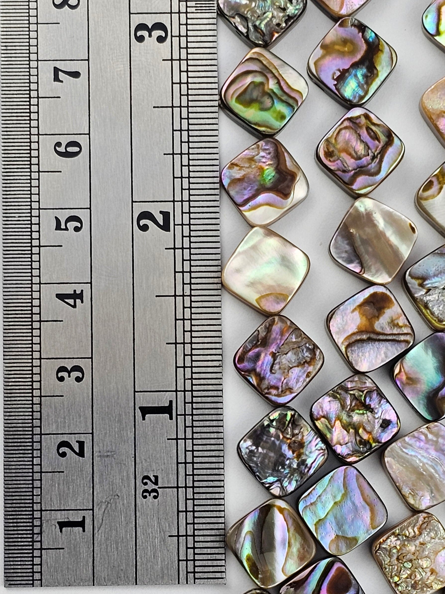 12mm Abalone Diamonds - North American