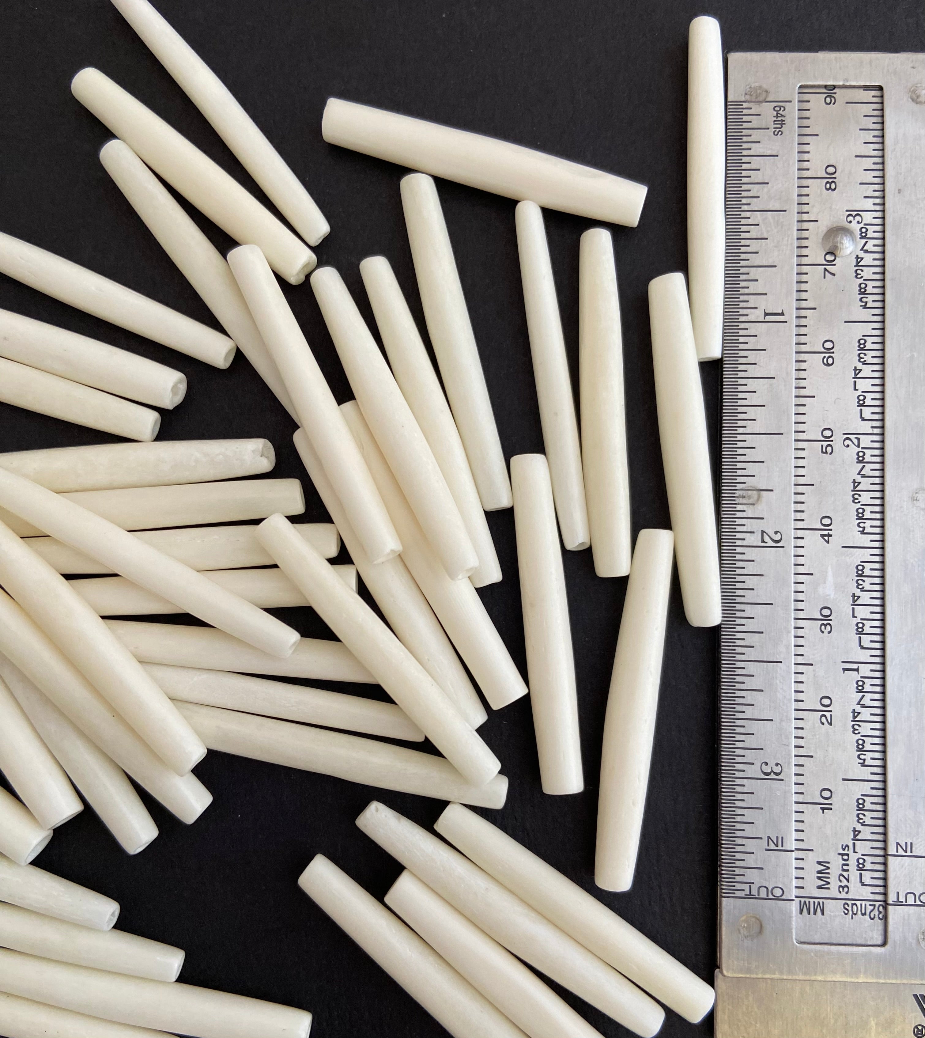 Hair Pipe Thin- 30mm (about 1.5 inches)