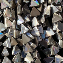 8mm Triangles Mother of Pearl - Dyed
