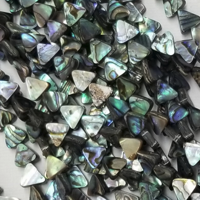 8mm Triangles Abalone - Paua