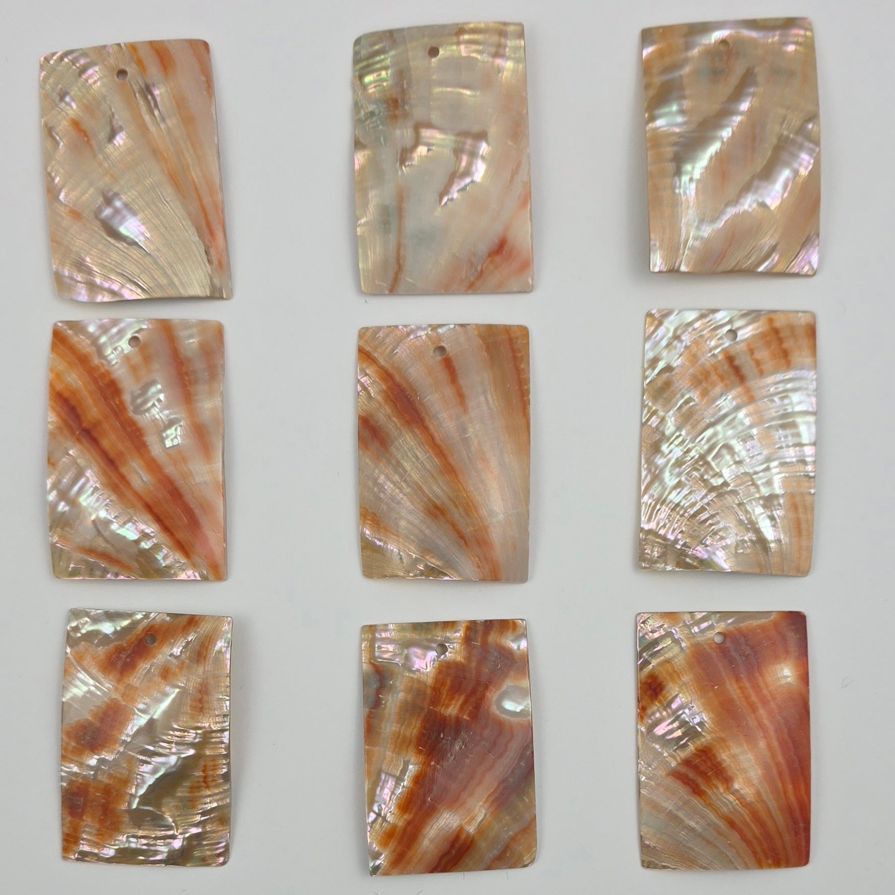 1.5x1 inch Abalone Triangle - 1 piece