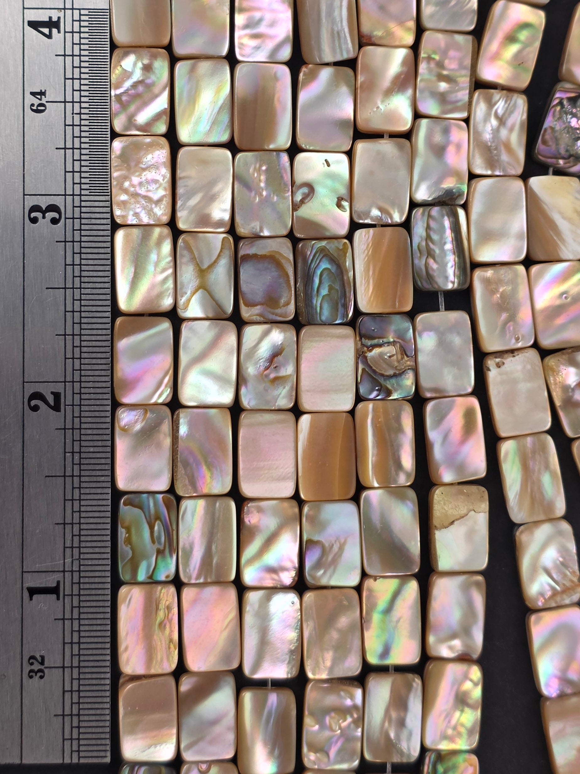 8x12mm - Abalone - Rectangles - North American