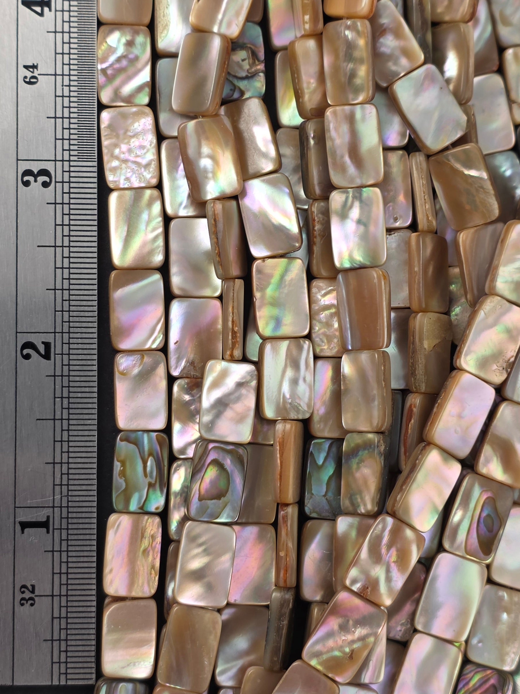 8x12mm - Abalone - Rectangles - North American