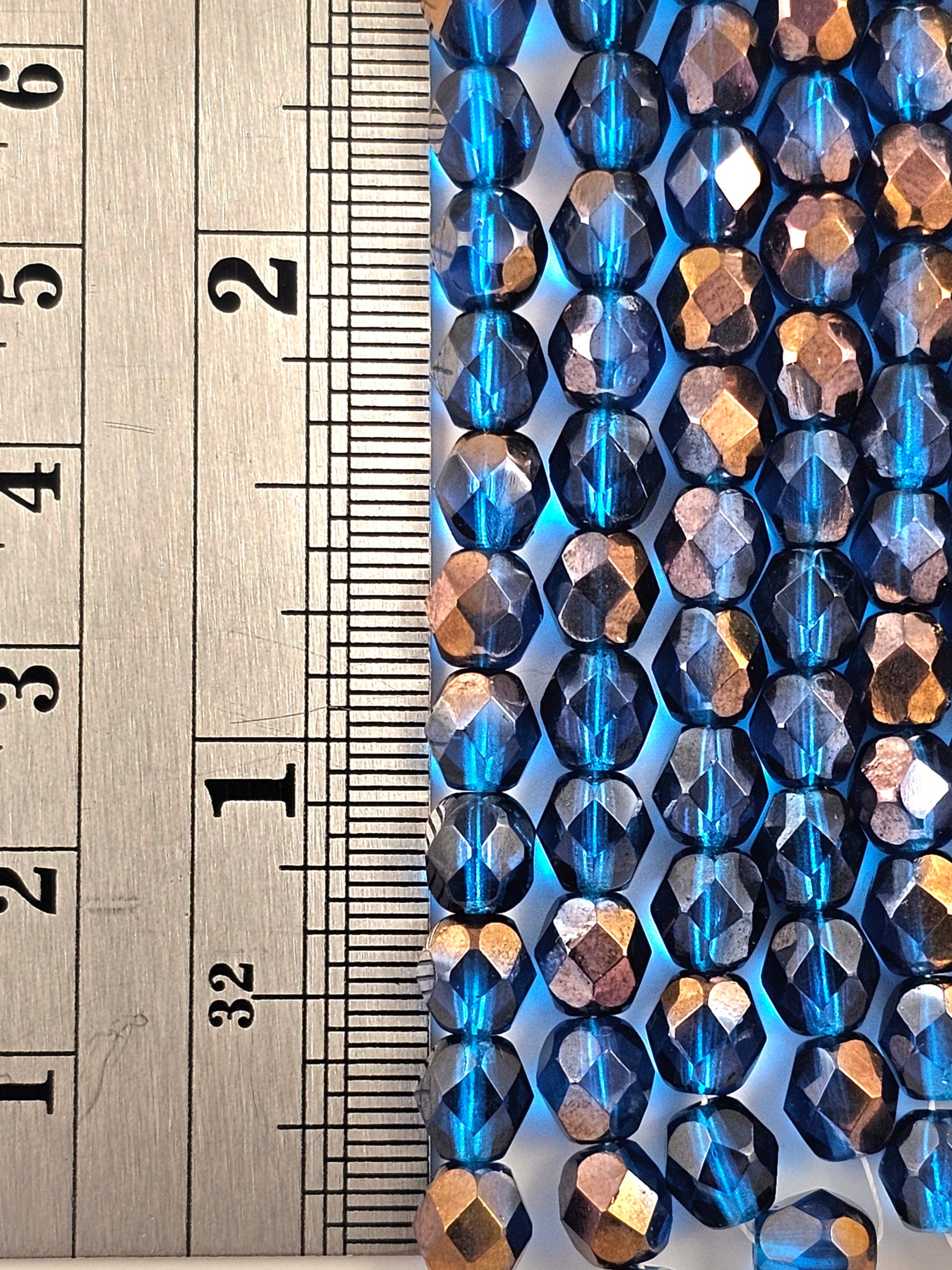 6mm - Capri with Bronze Finish - Fire Polished