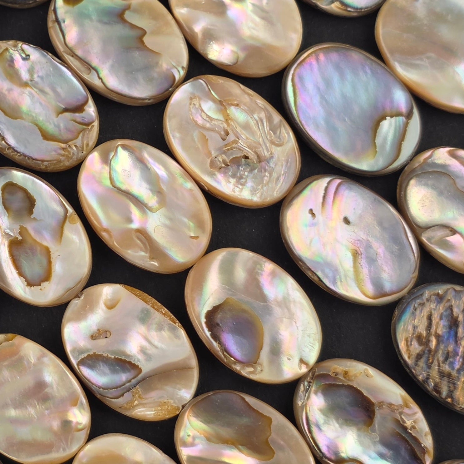13x18mm - Abalone Ovals - North Amrican