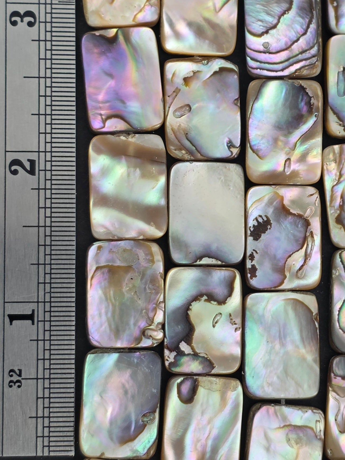 13x18mm - Abalone - Rectangles - North American