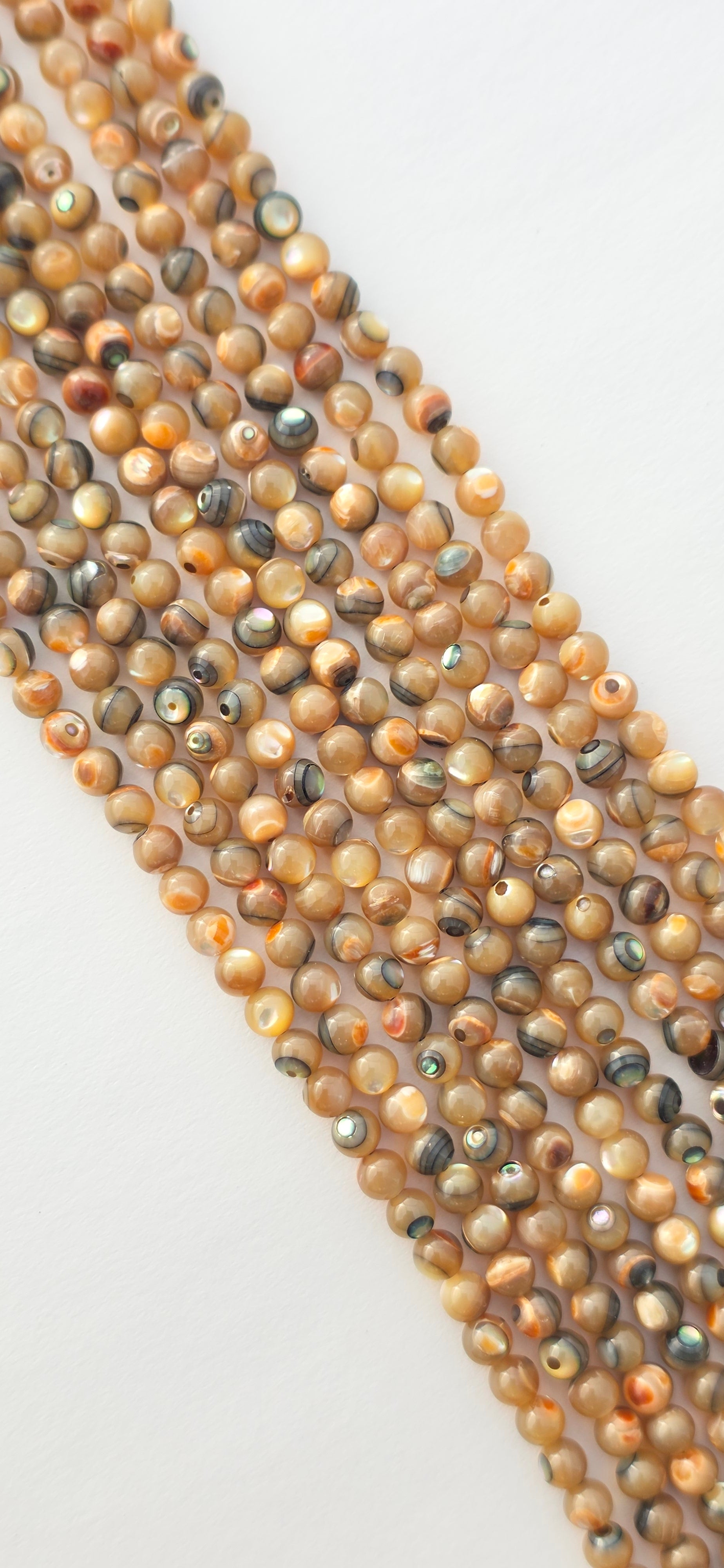 4mm - Abalone - Round