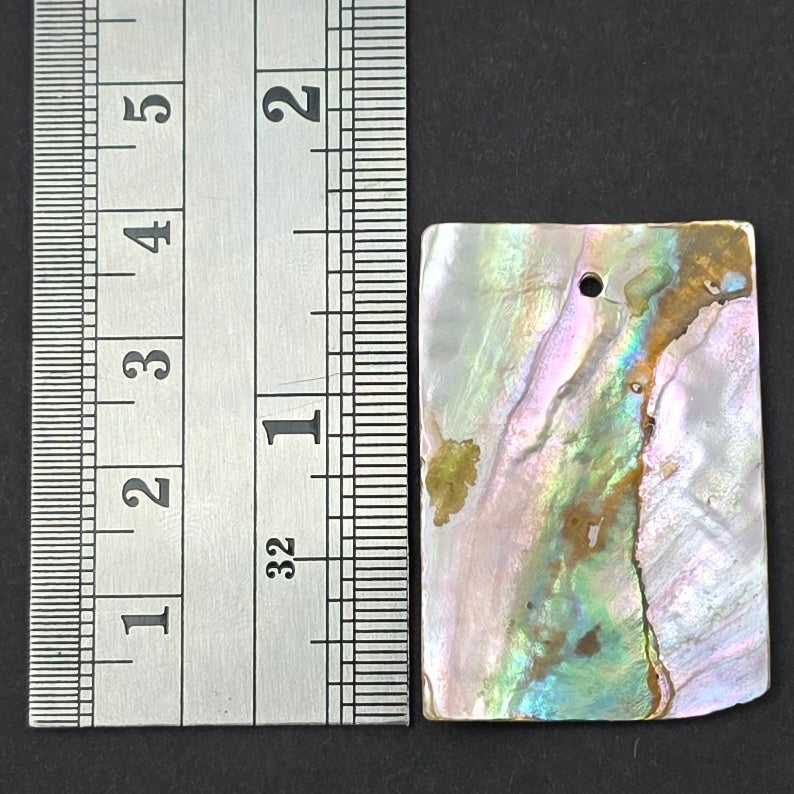 1.5x1 inch Abalone Triangle - 1 piece