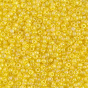 0136FR Yellow Transparent Matt Rainbow 11/0 - 10g Tube