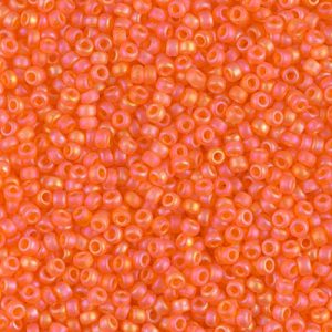 0138FR Orange Transparent Matt Rainbow 11/0 - 10g Tube