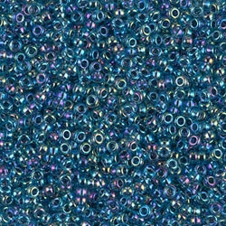 339 Aqua/Blue Inside Color Rainbow 11/0 - 10g Tube