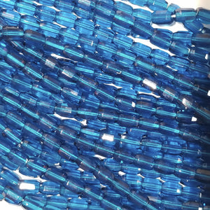 7x5mm Capri Oval Barrels Fire Polished Czech Glass