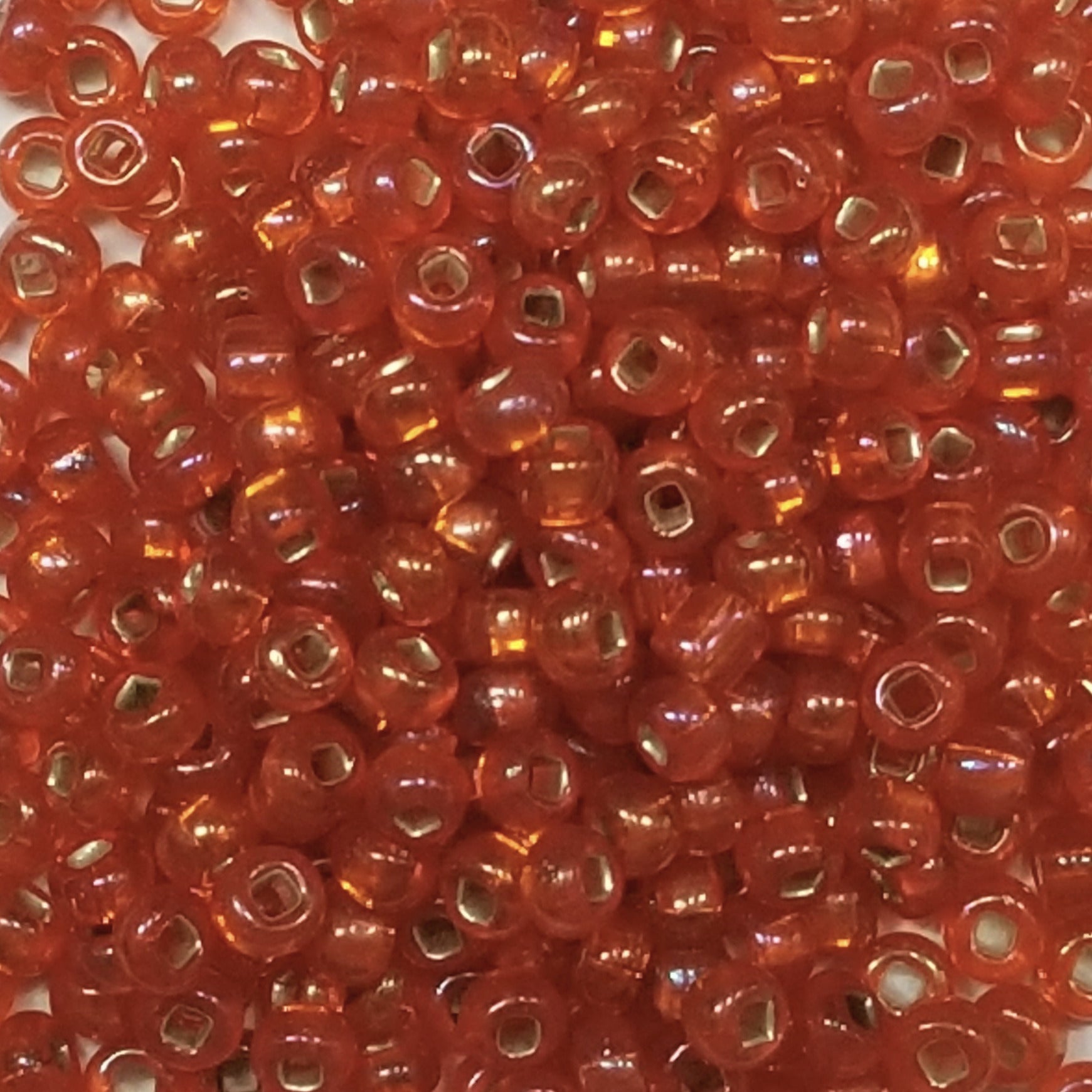 6/0 Czech Glass Pony Beads Medium Dark Red (500 g bag)