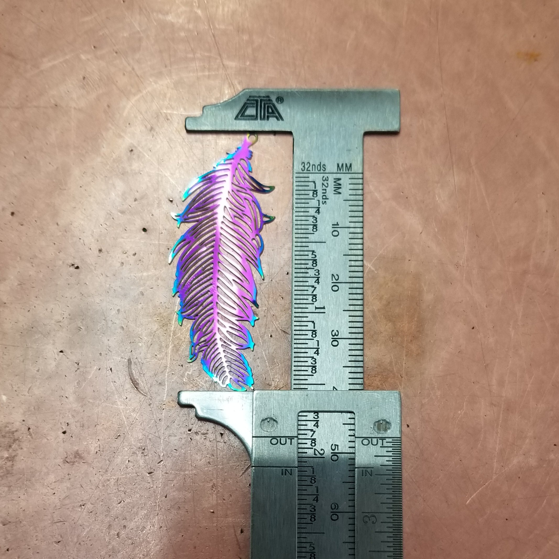 Anodized Feathers