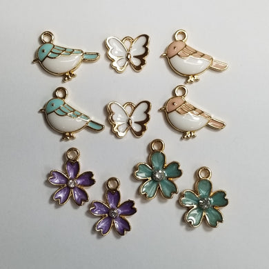 Charms 10 Pack, Spring