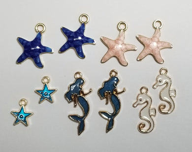 Charms 10 Pack, Undersea