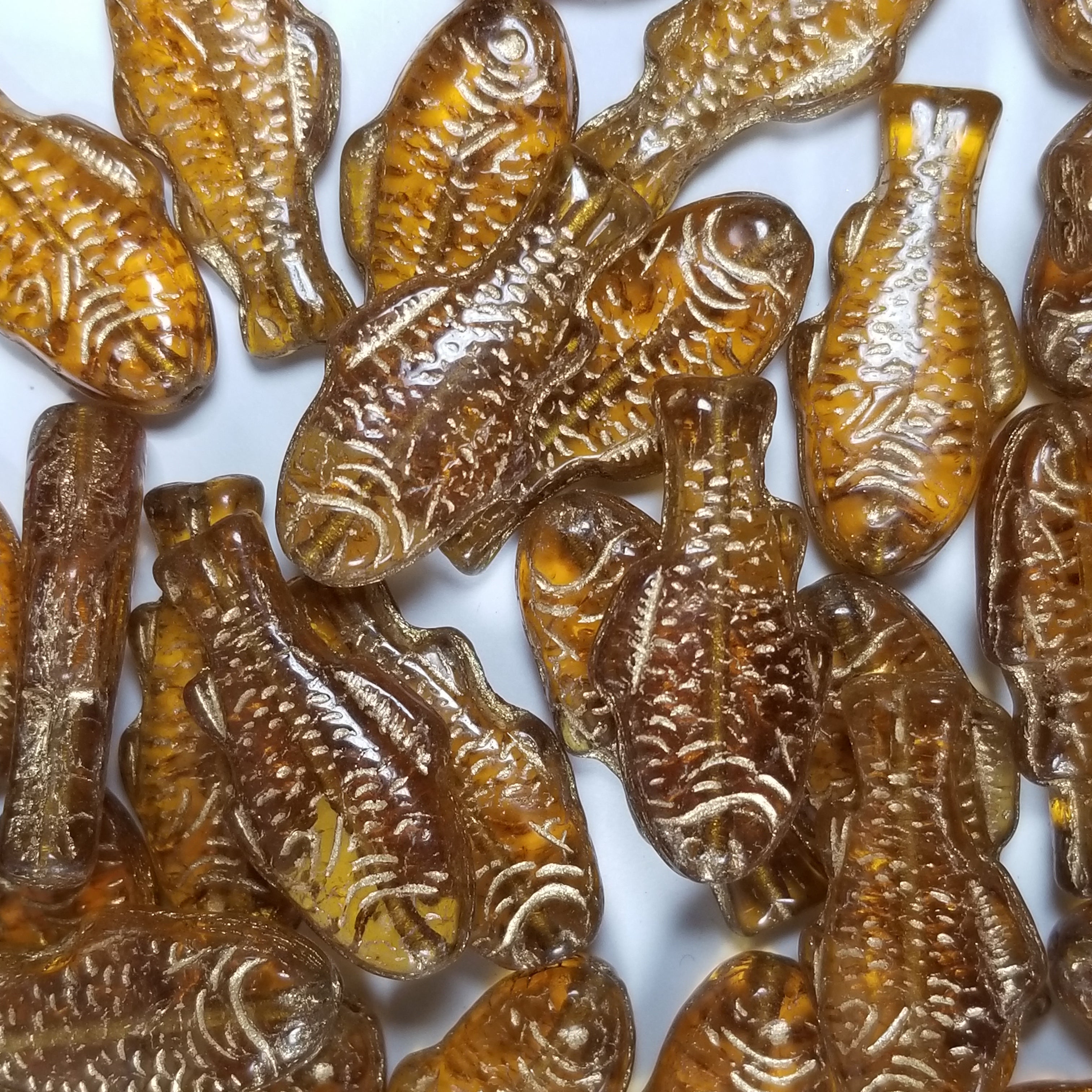 Pressed Fish Pressed Glass Fish! – Talisman Beads
