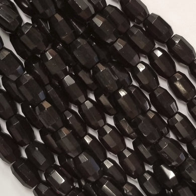10x7mm - Very Dark Garnet - Oval Barrels Fire Polished Czech Glass
