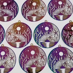 Anodized Island Mountain Ying Yang