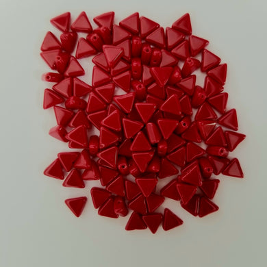6mm Dark Red Triangles